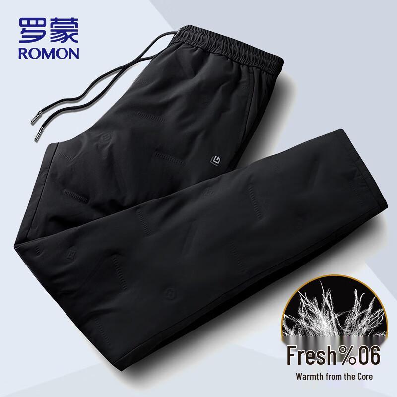 

ROMON Мужские зимние брюки свободного кроя с гусиным пухом XL