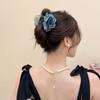 Cloth Simulation Flower Hair Claw Korean Style Flower Claw Clip Simple Rose Shark Clip  Holiday