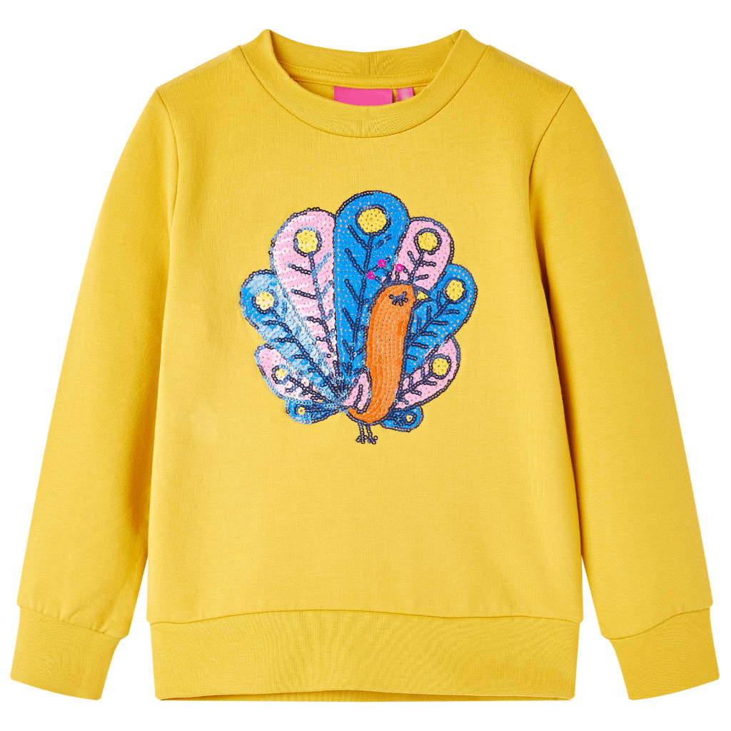 Kinder Sweatshirt Dark Ocher 116