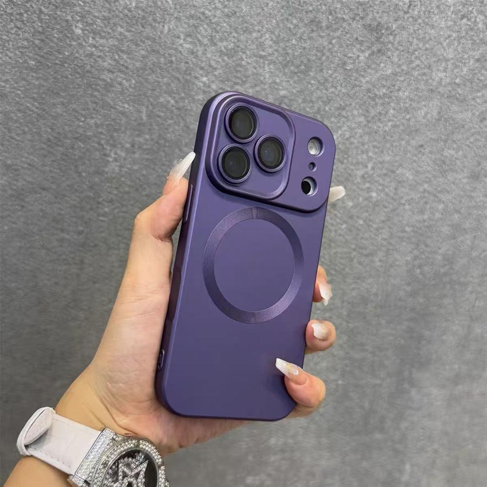 Matte For iPhone 17 16 Pro Max Case For Magsafe Magnetic Cases For iPhone 17 16 15 14 13 12 Pro Max Plus Air Soft Cover