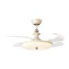 Modern Minimalist Silent Ceiling Fan with Light - High Airflow for Living Room, Dining Room, and Bedroom