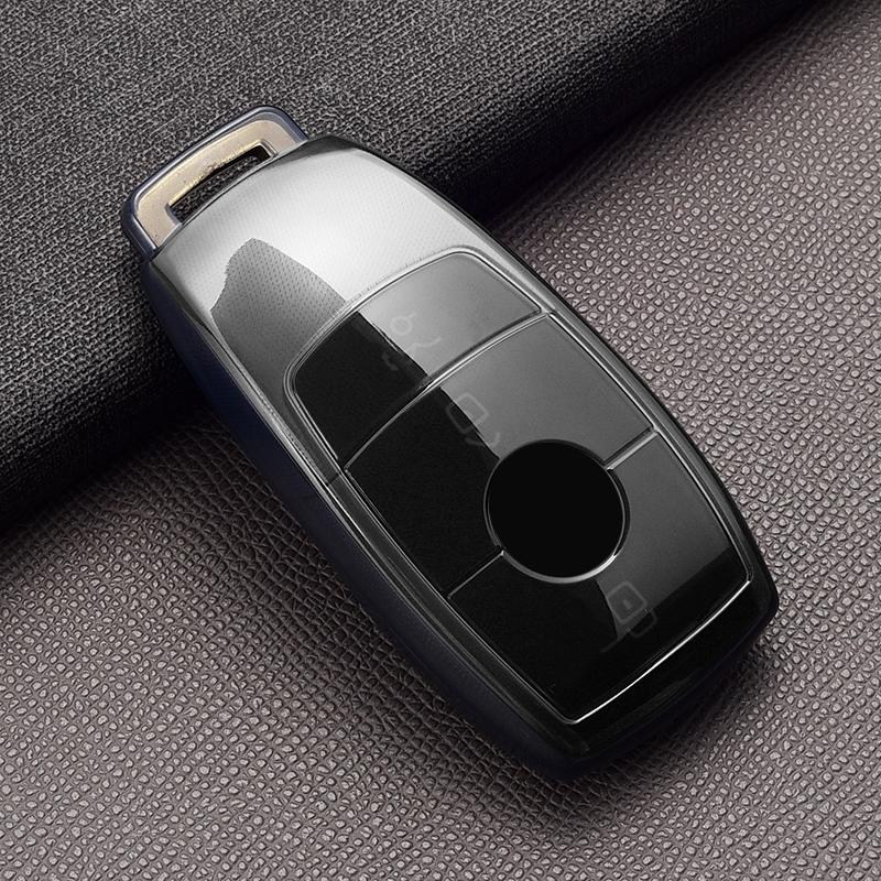 High Quality Transparent Tpu For Mercedes Benz E Class W213 E200 E260 E300 E320 Remote Car Key Case Cover Keychain Accessories