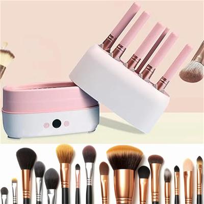 Elektrische Make-up-Pinsel Trockenmaschine 2 in 1 Automatischer Elektrischer Make-up-Pinselreiniger und Trockner 12 Löcher Kosmetik-Puff-Reiniger