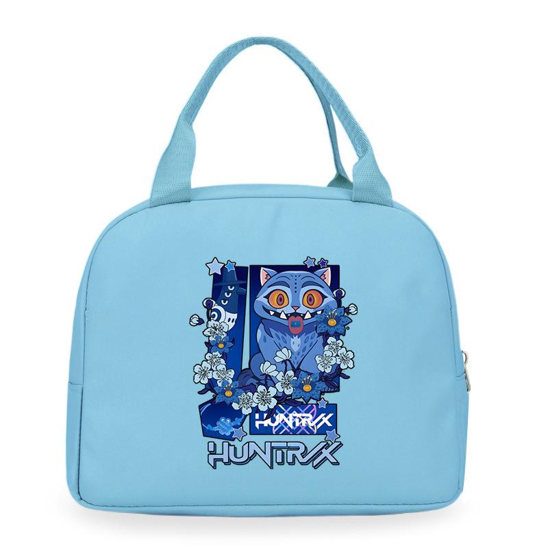 Cartoon Animation Academy Meal Bag Student Thermal Insulation Lunch Box Bag Office Workers Handheld Bento Bag