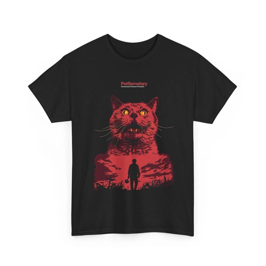 Pet Semetary Movie Tee Stephen King Horror Shirt Creepy Graphic TShirt Streetwear
