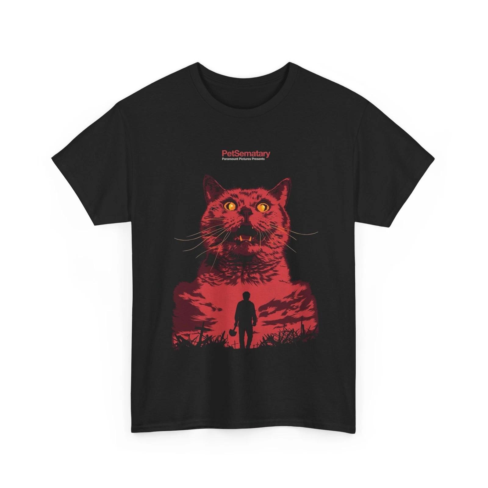 

Pet Semetary Movie Tee Stephen King Horror Shirt Creepy Graphic TShirt streetwear M