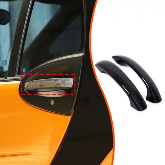 

Glossy Black Exterior Outer Door Handle Trim For Benz smart Fortwo 451 2009-2015