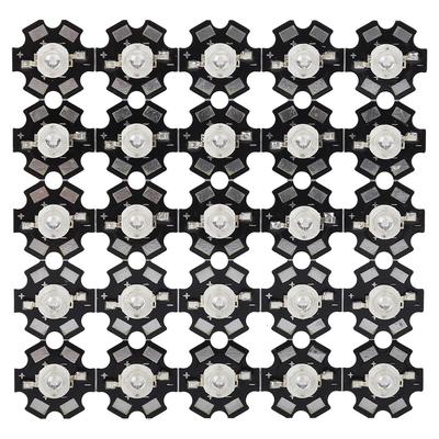 3W Hochleistungs-LED Lampenperlen Emitter Diodenchips für DIY Beleuchtungskörper Blau