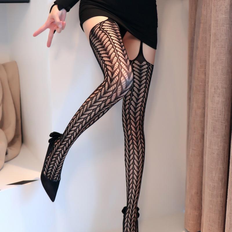 Sex Underwear Large Size Women's Sexy Stockings Hollow Suspender Socks Passion Free Stockings Women