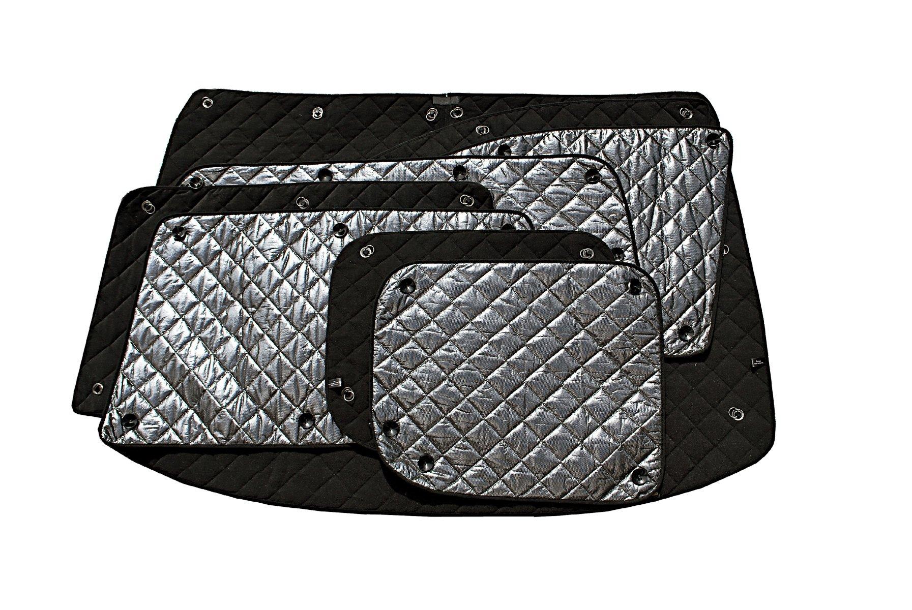 

BRAHMS Полный комплект солнцезащитных шторок TownAce Van [Toyota S402M/S412M H20/02~] B1-063-C чёрный