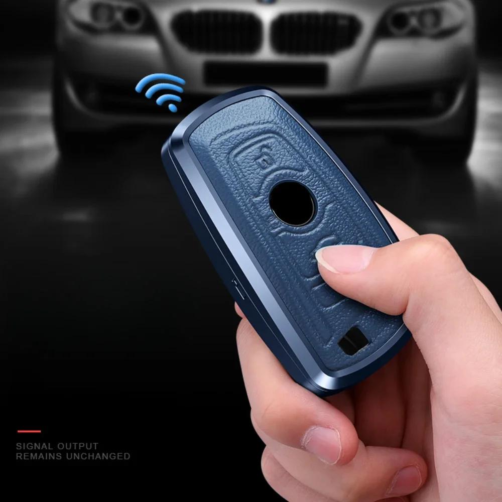 Car Key Case Cover Shell For Bmw 3 4 5 Series M 320I 328I 530I 525I F20 F21 F30 F31 F25 F01 F02 325I 330I 528I 520I Car Key Bag