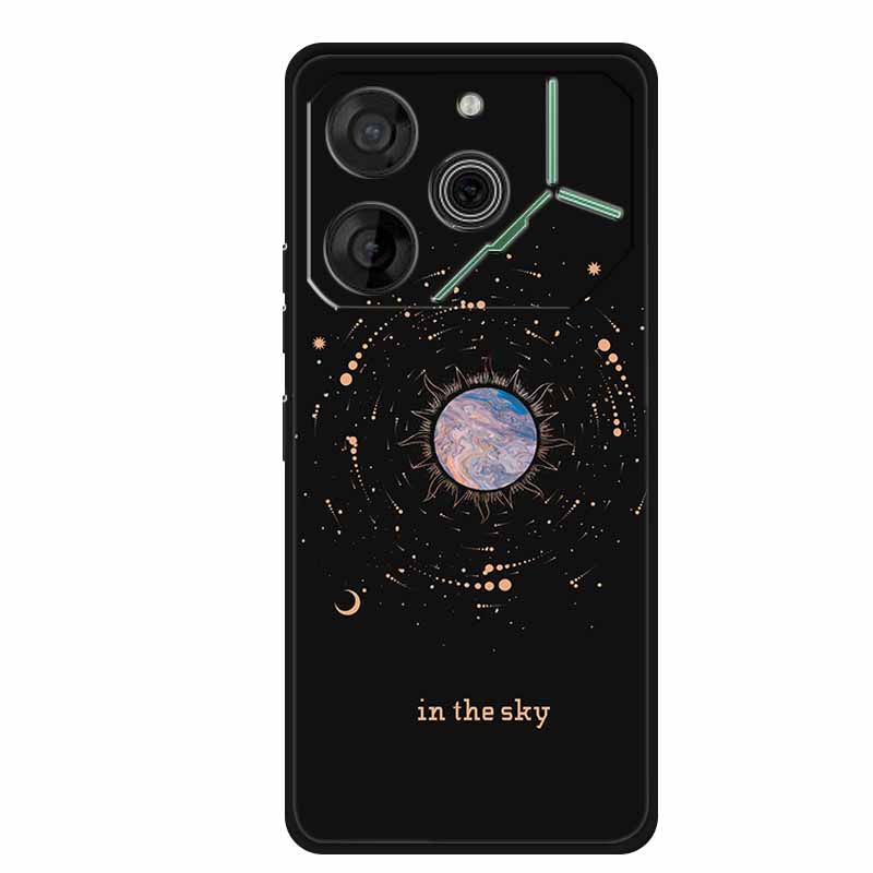 For Tecno Pova 6 Case Luxury TPU Soft Silicone Phone Cases Back Cover for Tecno Pova6 2024 6.78" Shockproof Love New Cute Coque