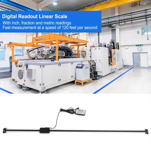 Digital Caliper, 1000mm Digital Readout Linear Scale, Professional Digital Readout Linear Measurement with LCD Display, Digital Linear Ruler for Milli