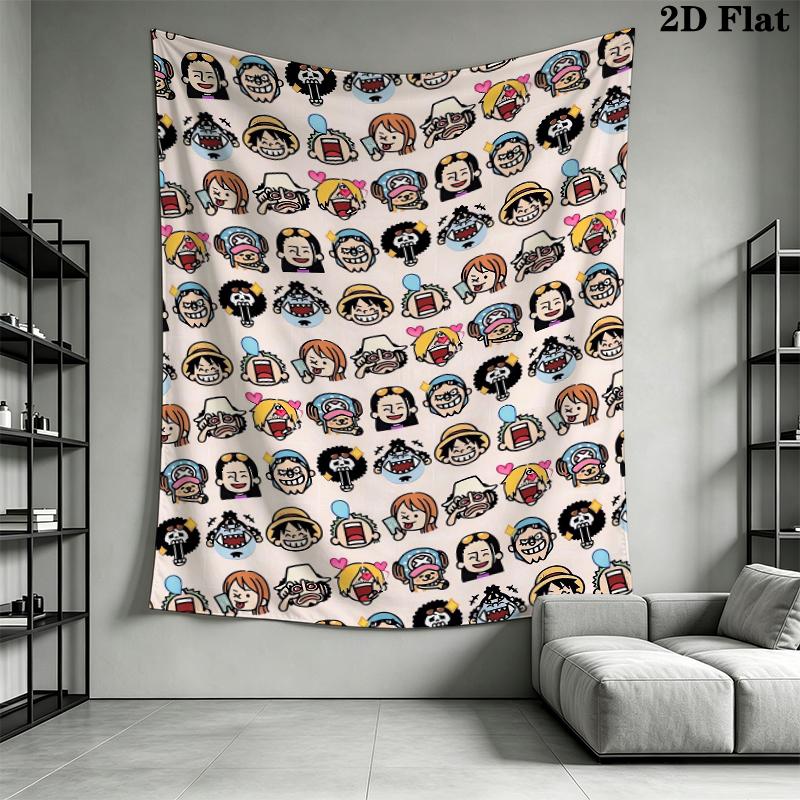One Piece Wall Tapestry Aesthetic Wall Hanging Printed Fabric Blanket Decorative Tapestries for Bedroom Living Room Home Decor