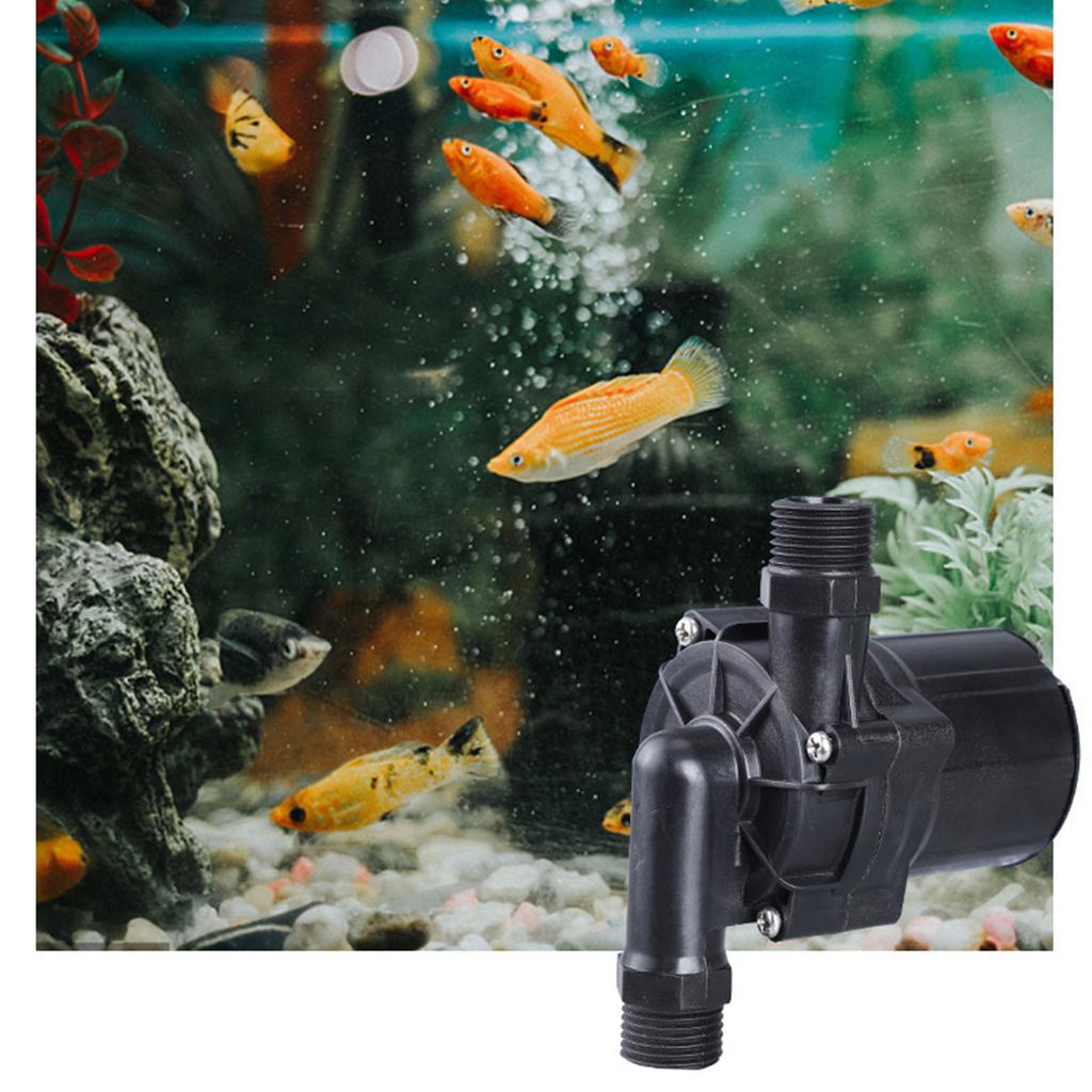 DC/12V Vattenvärmare Boosterpump Ultratyst Borstlös Motor Vattencirkulationspumpar för Vattencirkulationssystem