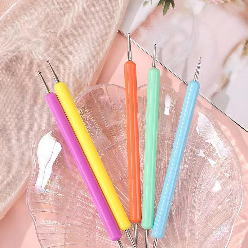20-Piece Nail Art Brush & Rhinestone Dotting Pen Set