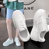 Little white shoes women's ins tide spring new color matching trend fashion board shoes flat single shoes casual sports shoes