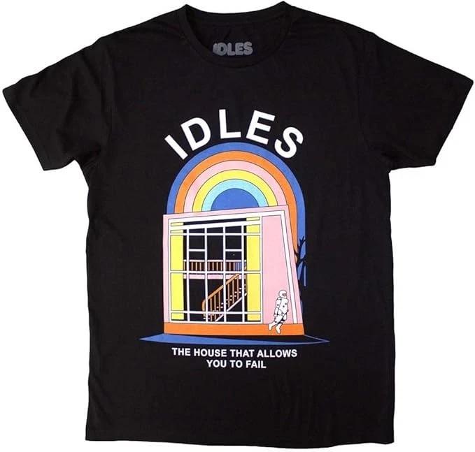 Idles Band Flowers Tshirt Danke The House That Allows You To Fail Ultra Mono M