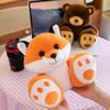Creative Big Feet Animal Plush Toy Panda Doll Koala Fox Raccoon Doll Children'S Gift Grab Doll