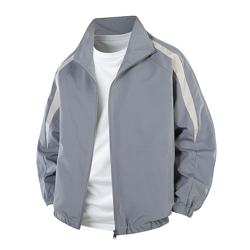 

Teenager Reflective Casual Jacket Men s Spring and Autumn Style Spring Baseball Uniform Men s Spring Clothes Men s Clothing S