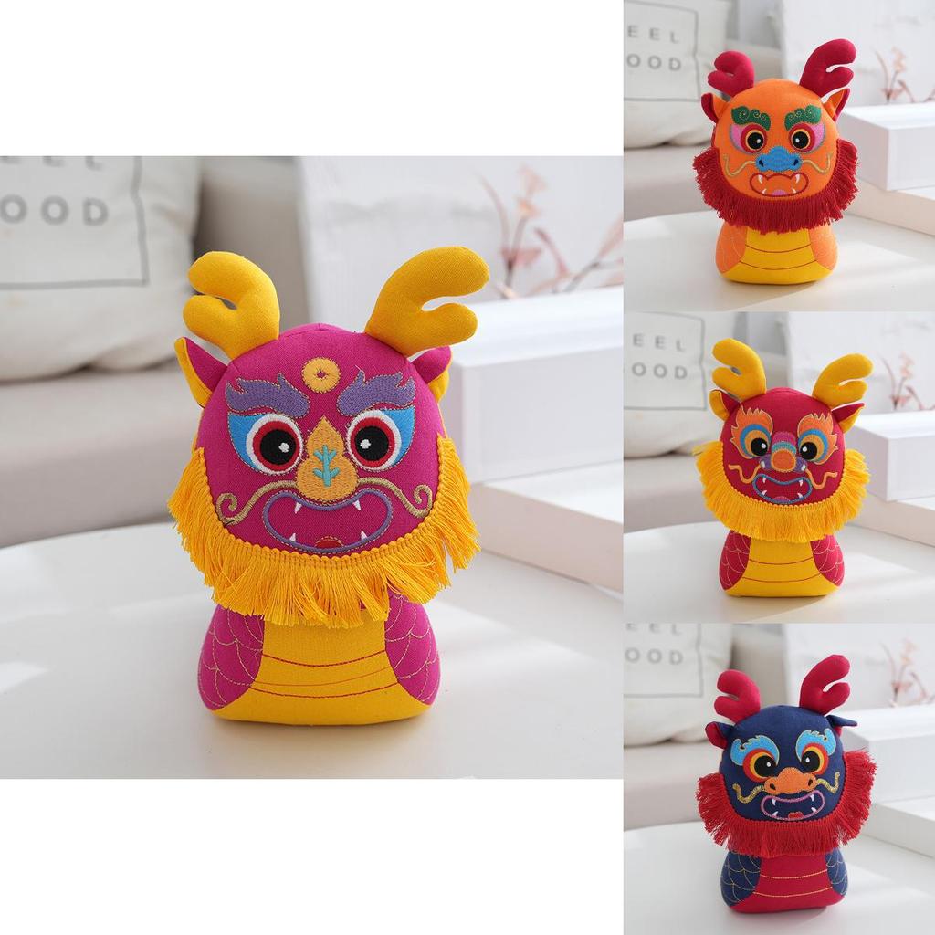 Adorable 2024 Dragon Plush Toy Soft Canvas Stuffed Animal Perfect For Gifts