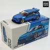 POPRACE 1:64 Rocket Rabbit Civic EG6 Chromblau Leichtmetall-Automodell 206