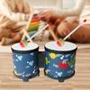 African Hand Drum 5'' and 6'' Bongo Set Music Enlightenment for Children