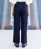 THE STUDIO K Embroidered Belt Pants_Navy