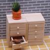 Fashionable Dollhouses Miniature Bedside Cabinet 1 12 Scale Furniture and Portable Accessory for Hobbyists Daily Use