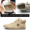 Large size hot-selling men's Martin boots autumn and winter high-top casual octopus men's shoes