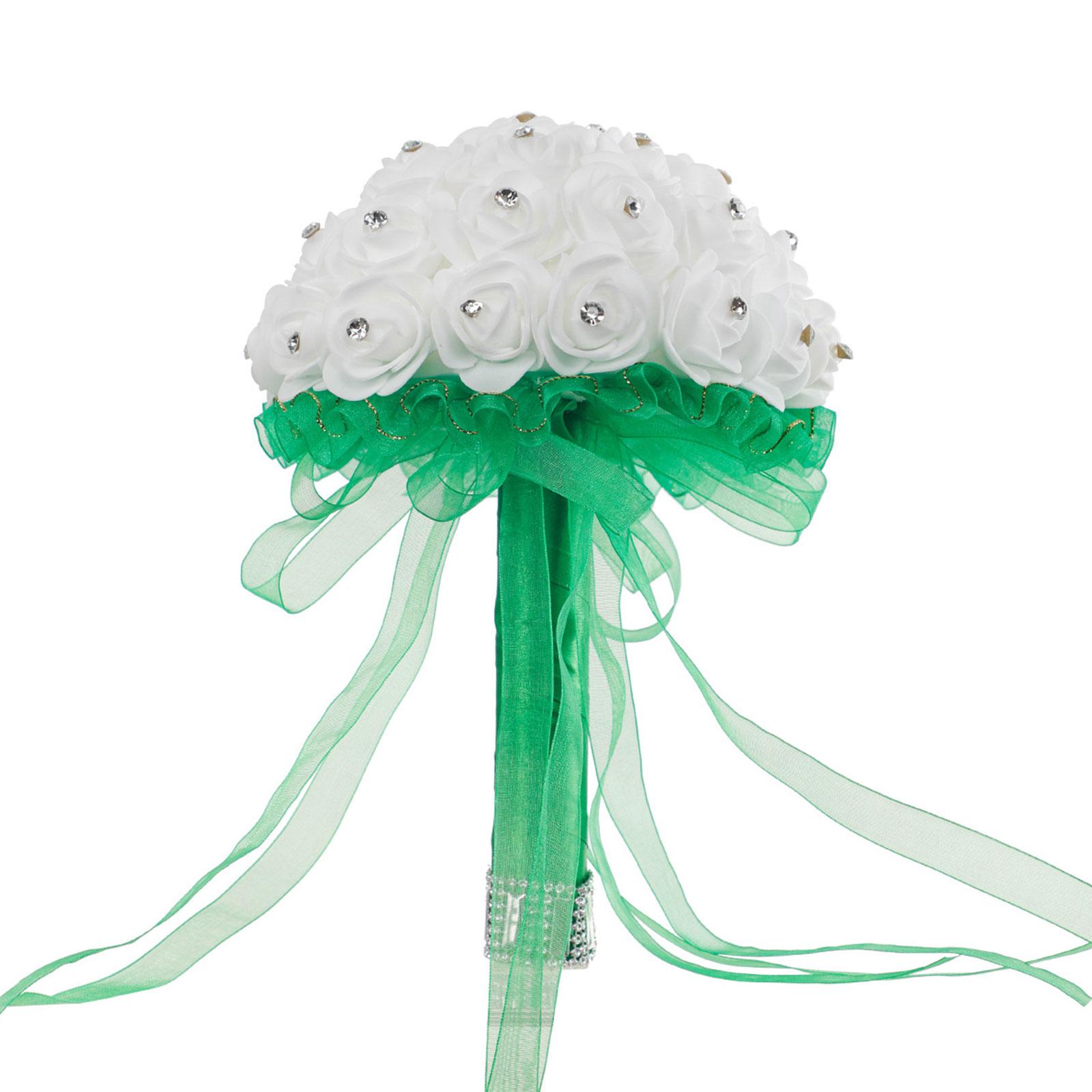 

Exquisite Artificial Rose Floral Decorations Bridal Bouquet Artificial Flowers Perfect for Wedding Celebrations