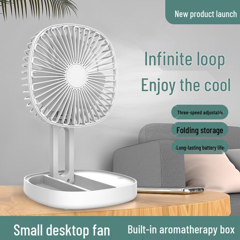 Portable USB Folding Fan for Travel, Outdoor, and Home Use