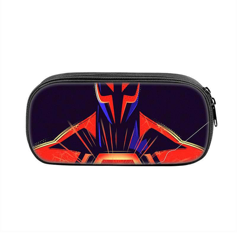 Spider Man Large Capacity Nylon Pencil Case For Students And Kids