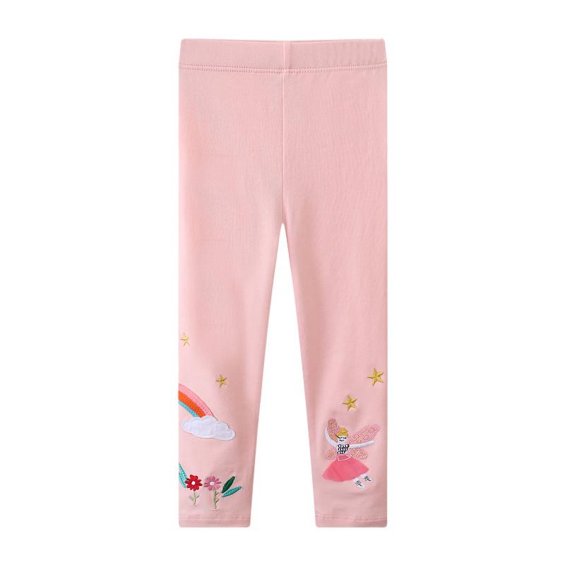 Girls Cartoon Knit Leggings - Spring/Autumn European & American Style 4T/95-100cm