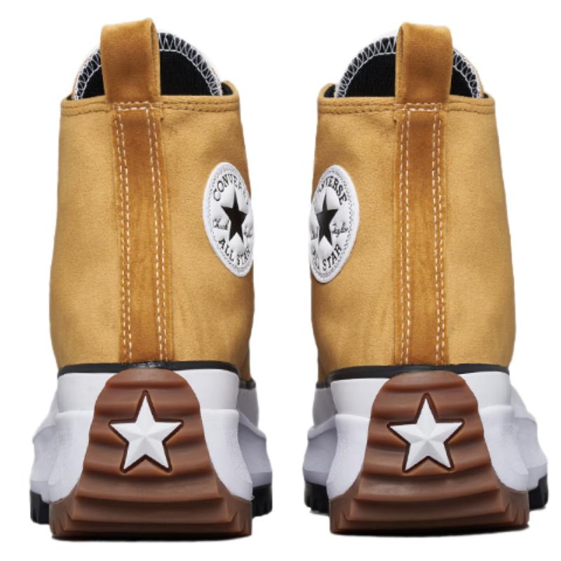 Converse Run Star Hike Trendy Casual Versatile High Top Canvas Shoes Unisex Turmeric