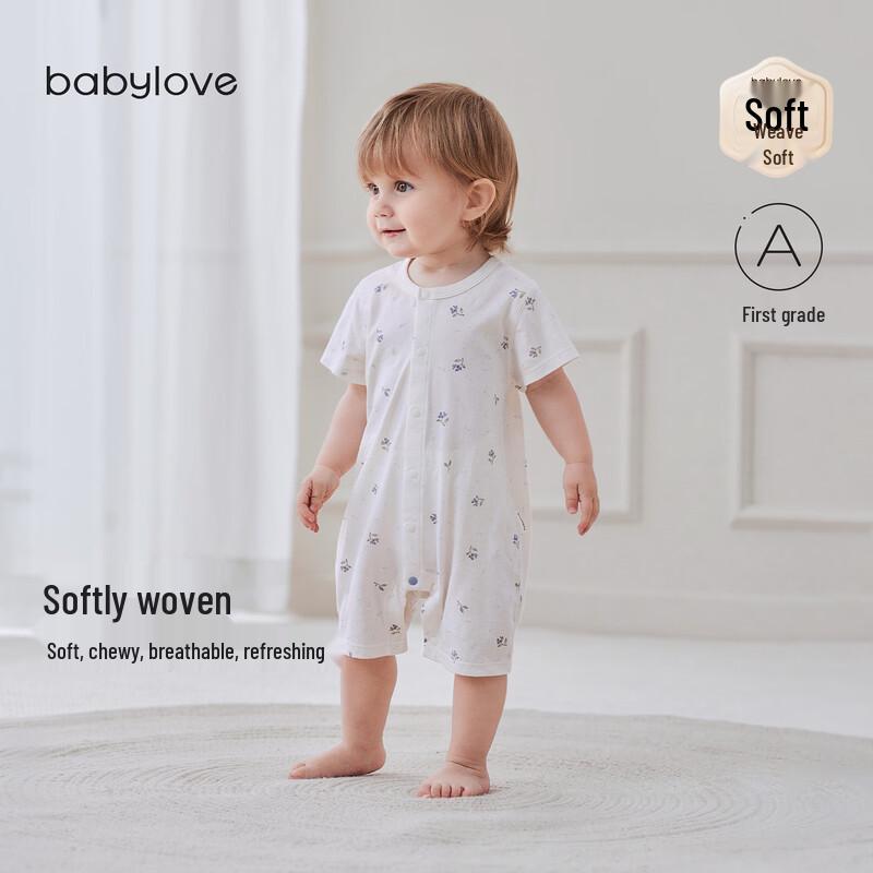 Babylove Pure Cotton Breathable Short Sleeve Romper 66