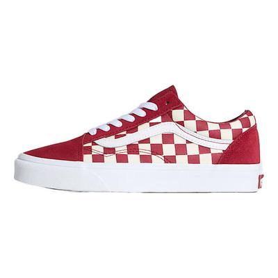 Sneakers a scacchi Old Skool - Rosse Unisex a scacchi-Rosse VN000DB3Y52