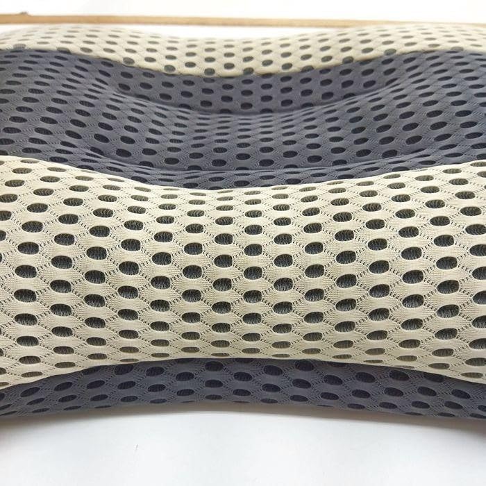 Ok Hype Sleep Pillow, a 3D Honeycomb Structure Pillow Designed for Relief from Stiff Shoulders and Neck Pain, Gray, with a Height-adjustable Sheet