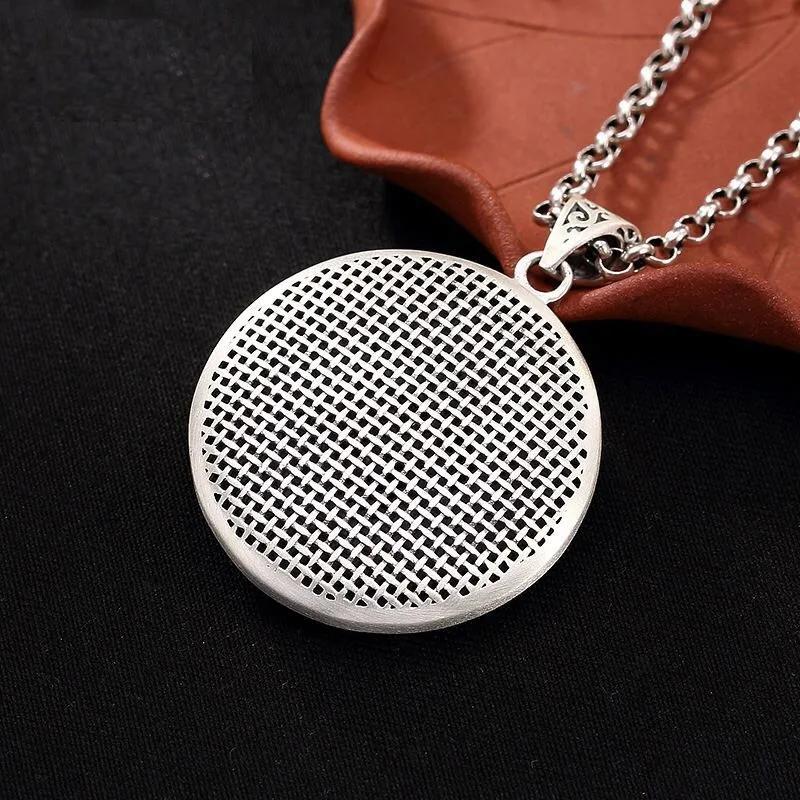 Charm  Thai  Exquisite Phoenix Necklace For Women Hollow Out National Style Pendant Keel Chain Banquet Jewelry Gift