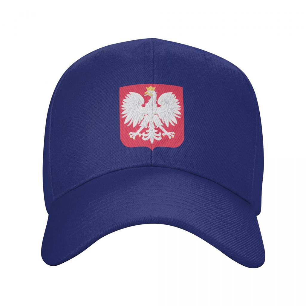 Personalized Coat Of Arms Of Poland Baseball Cap Unisex Women Breathable Polish Flag Dad Hat Outdoor