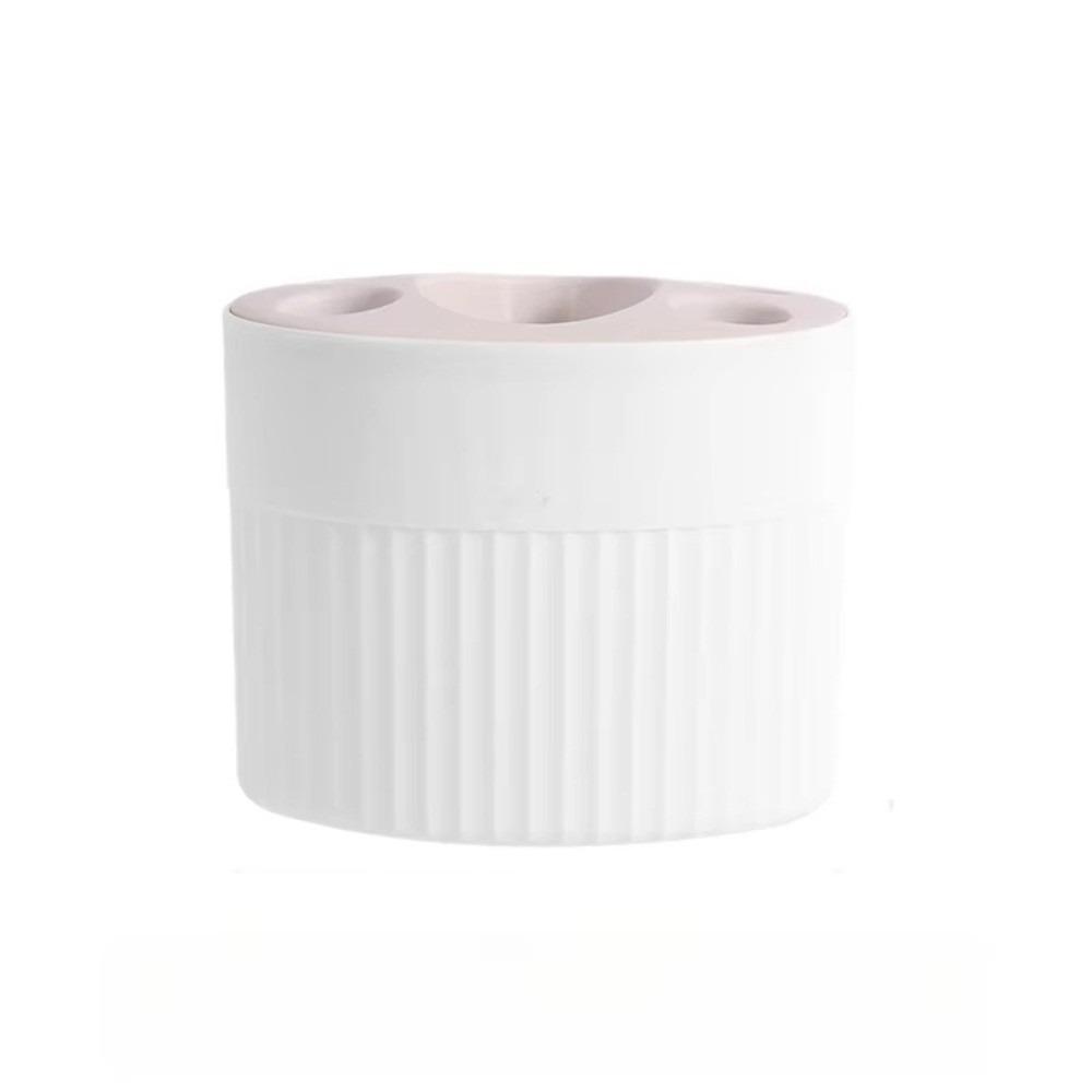 

Space Saving Drainage Holes Toothbrush Holder Non Slip Keep Dry Design Countertop Stand Plastic Razor Holder Bathroom Use