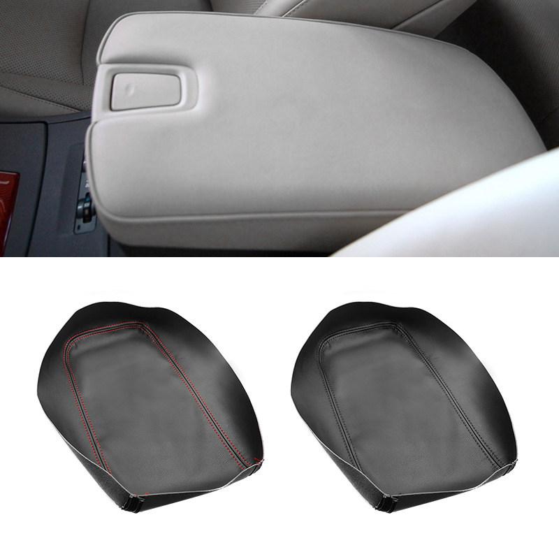 For Lexus ES350 2007 2008 2009 Car-styling Microfiber Leather Interior Center Control Lid Armrest Box Cover Trim