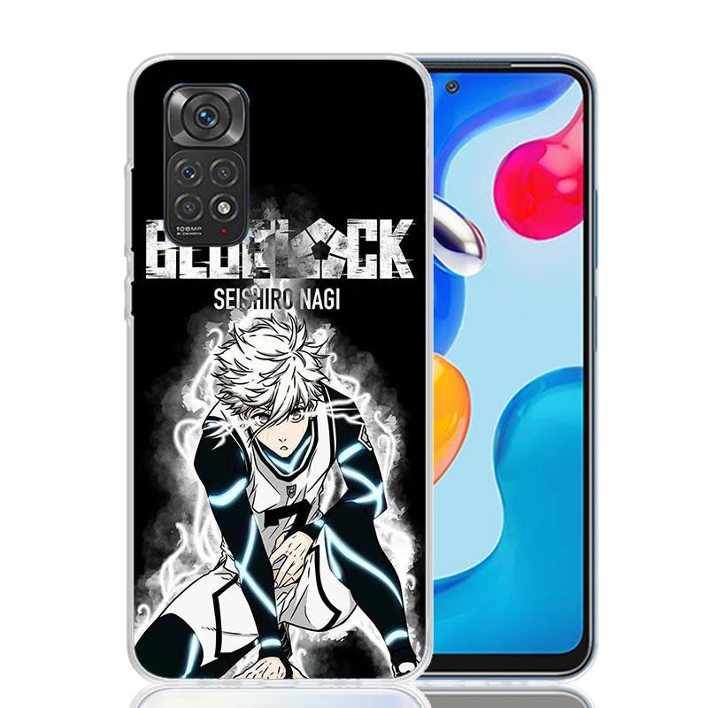 Blue Lock Nagi Seishiro Phone Case For Xiaomi Redmi Note 15 14 13 12S 12 Pro Plus 11S 11E 11 11T 10S 10 Art Soft Pattern Cover R