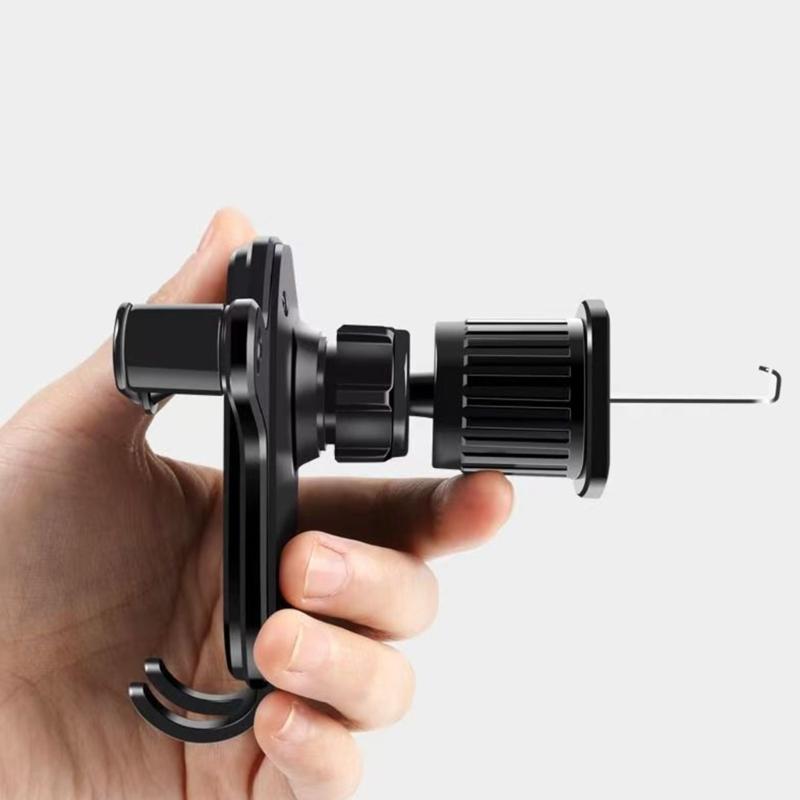 360 Degree Rotating Car Phone Holder Air Vent Mount Mobile Phone Stand Air Outlet Phone Holder Bracket Easy Installation