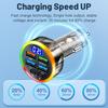 6 Port Car Chargers Digital Voltages Monitor Colorful LED Lighting For Quick Charging Multiple Devices 200W Charging Ada