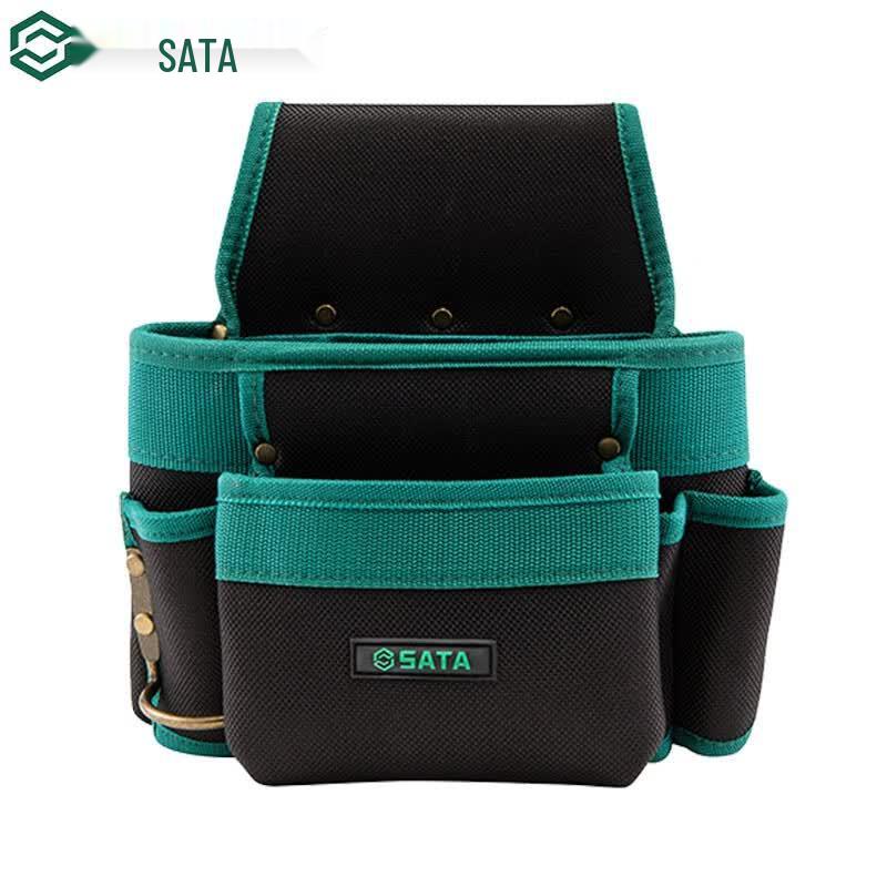 SATA 6-Pocket Canvas Electrician Tool Waist Bag