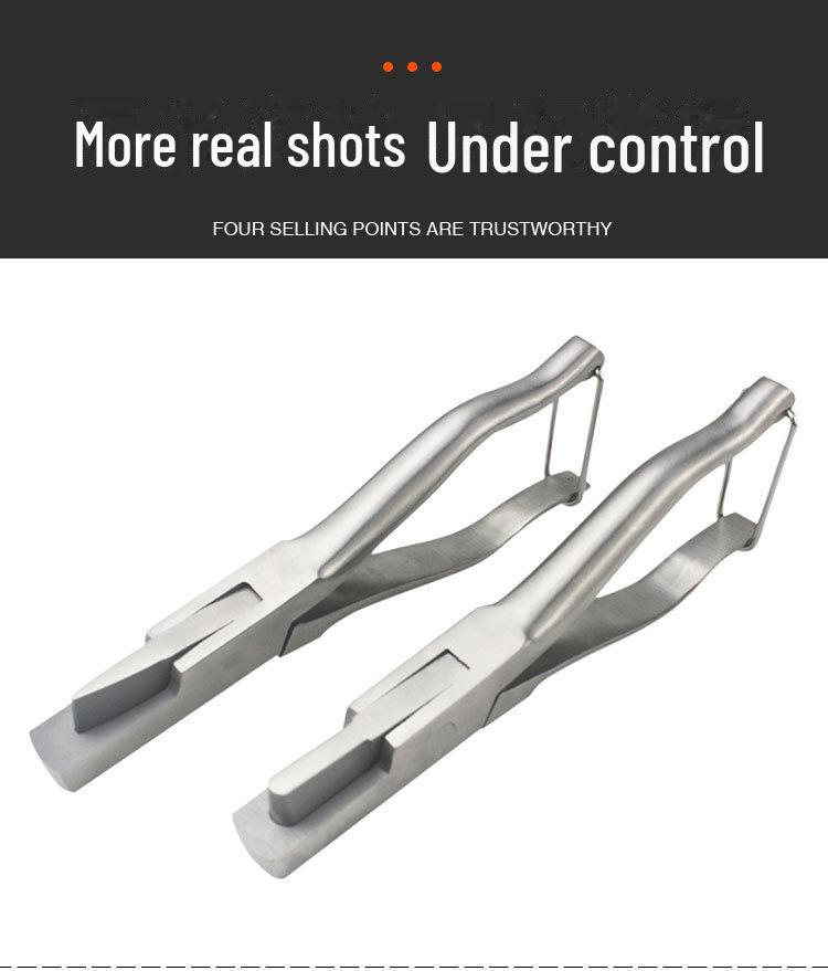 Clești veterinari în formă de U pentru crestarea urechilor și etichetarea porcilor și scroafelor