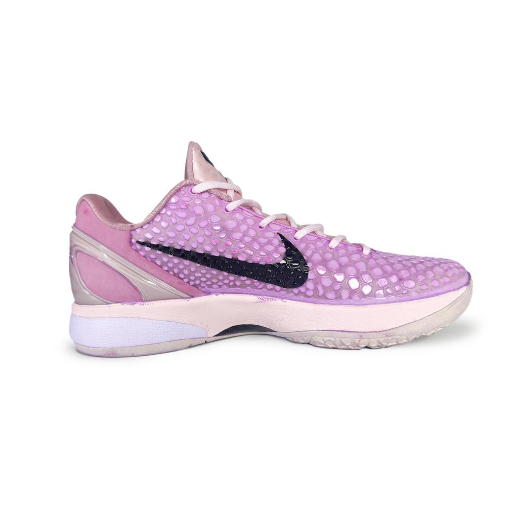 Nike Zoom Kobe 6 Slip Resistant Anti Rollover Low top Basketball Shoes Men's Purple FQ3546-100(Team258-10)