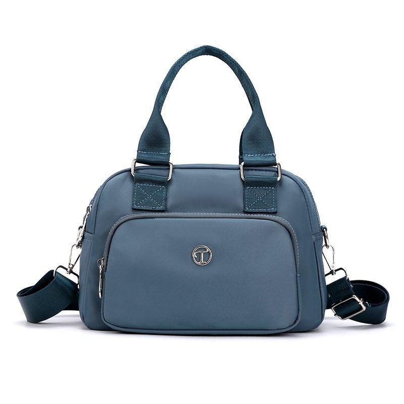 TS JYL Laptop bag,Women Crossbody Bag Ins Style Nylon Waterproof Underarm Small Square