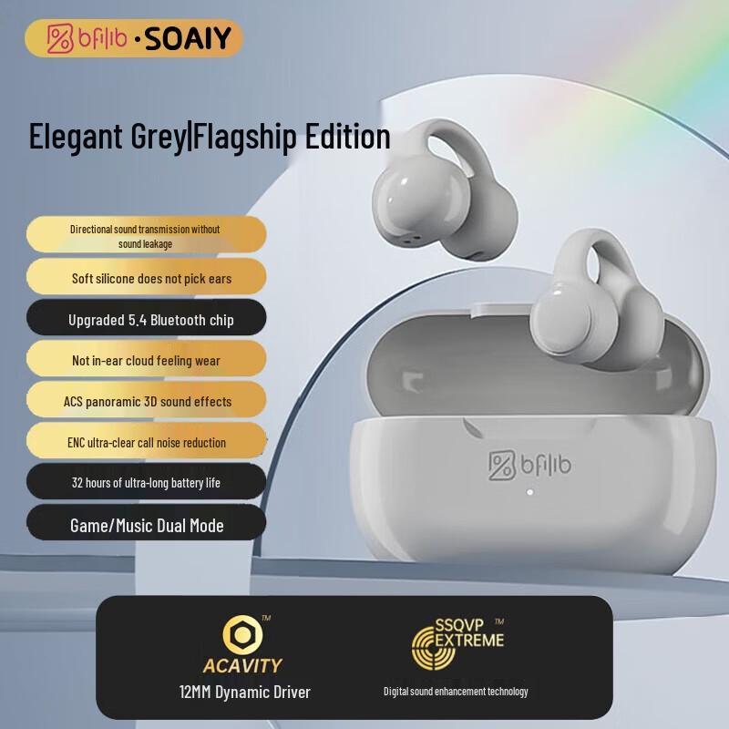 

Soaiy SF6 Open-Ear Clip-On Bluetooth Sports Headset